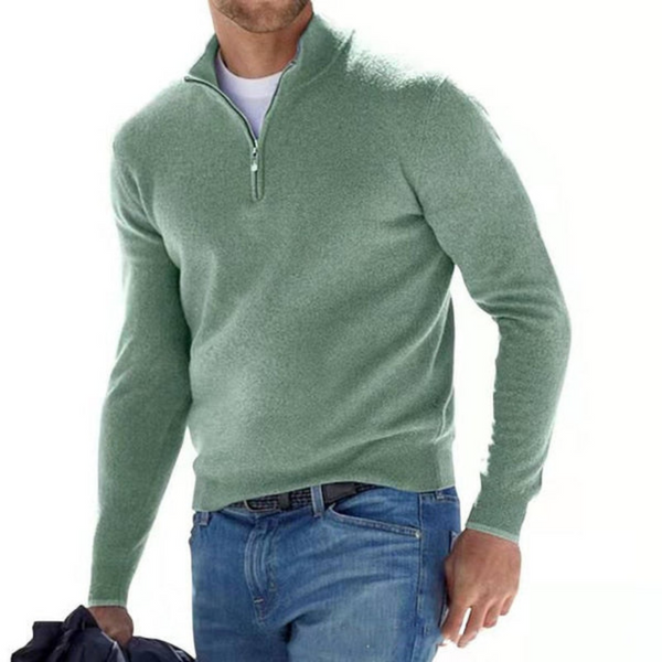 Harry - V-neck Sweater With Zipper