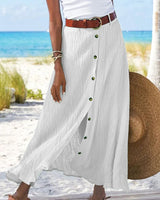 Grace - Solid Color Maxi Skirt