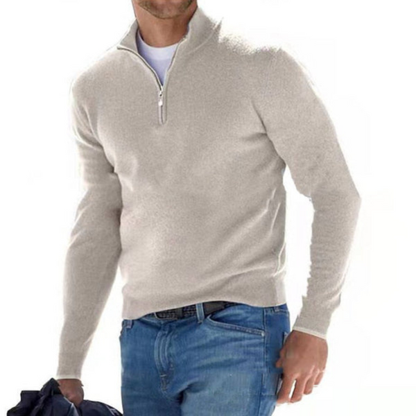 Harry - V-neck Sweater With Zipper