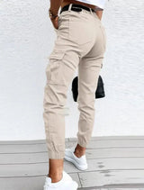 Charlie -  High Waist Cargo Pants